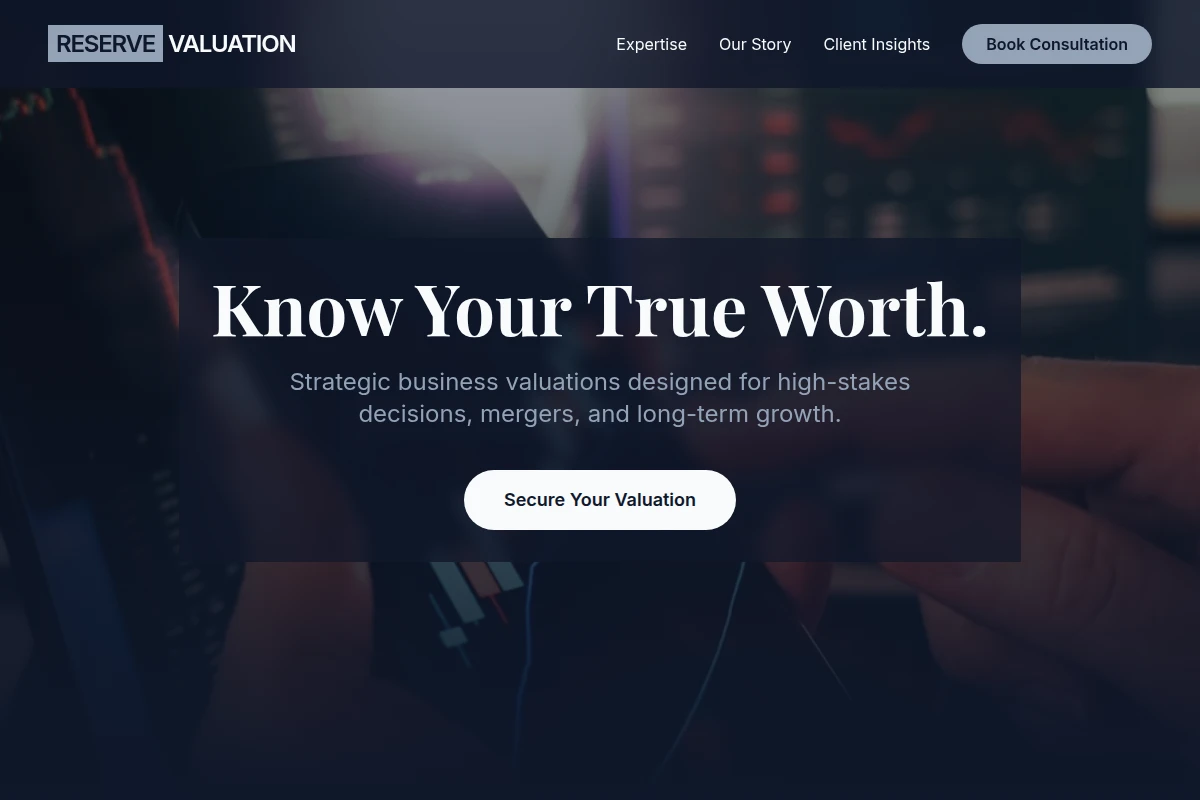 Reserve Business Valuation